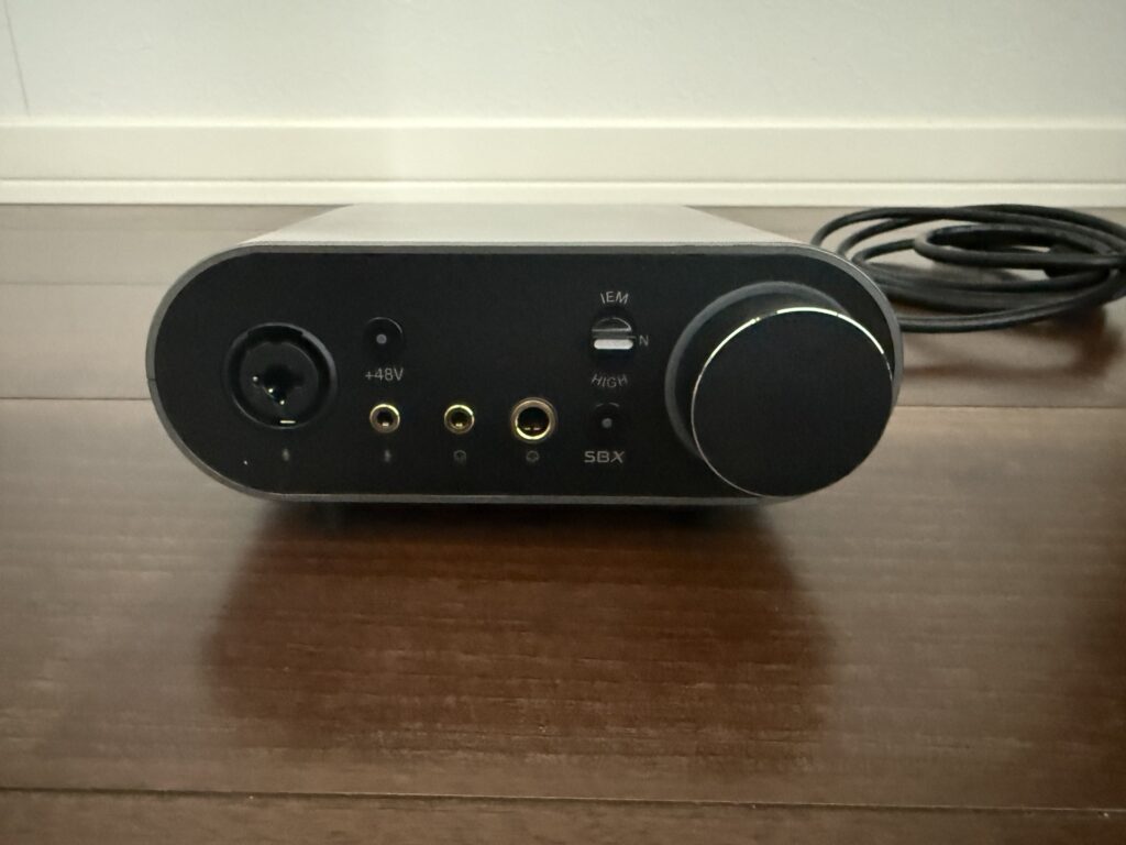 Sound Blaster AE-9 アンプのフロント